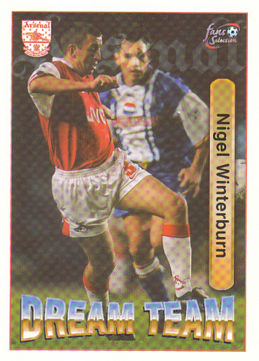 Nigel Winterburn Arsenal 1997/98 Futera Fans' Selection #70